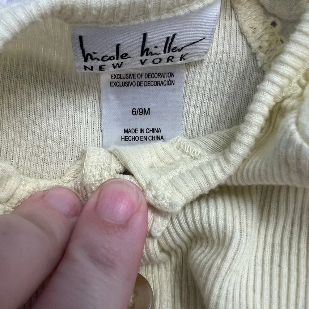 Bundle of 4 Nicole Miller New York Onesies size 6-9M